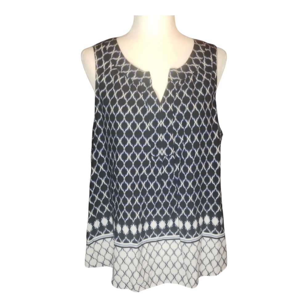 Croft & Barrow Blue Boxy Blouse